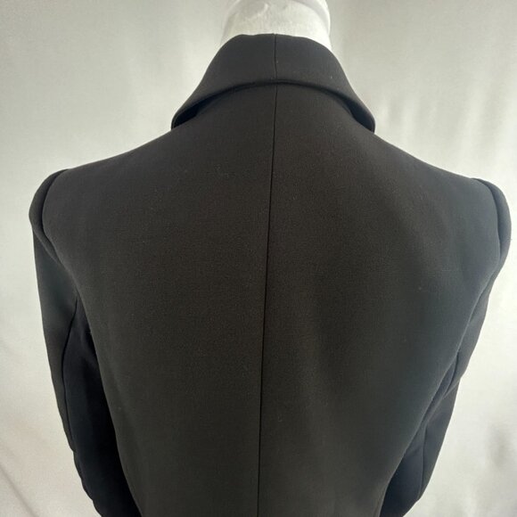 BCBGMAXAZRIA Minimalist Black Open-Front Blazer – Women's Small S - Picture 6 of 12
